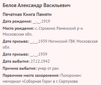 belov a v