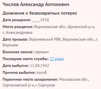 chislov a a