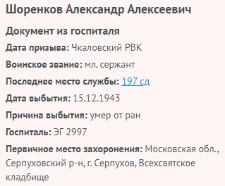 shorenkov a a