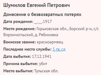 shumilov e p