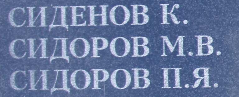 sidorov m v