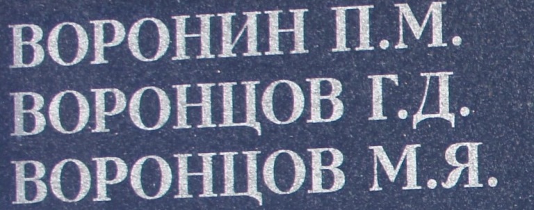voroncov g d