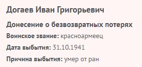dogaev i g