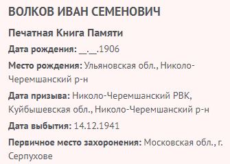 volkov i s 1