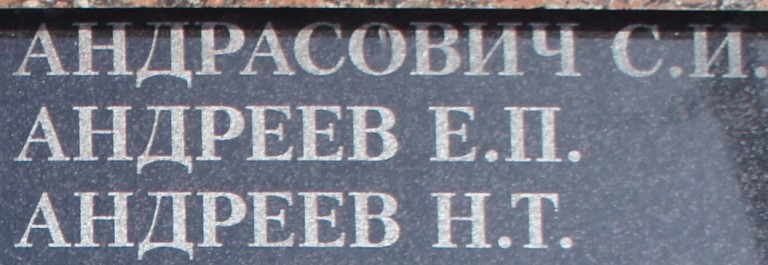 andrasovich s i