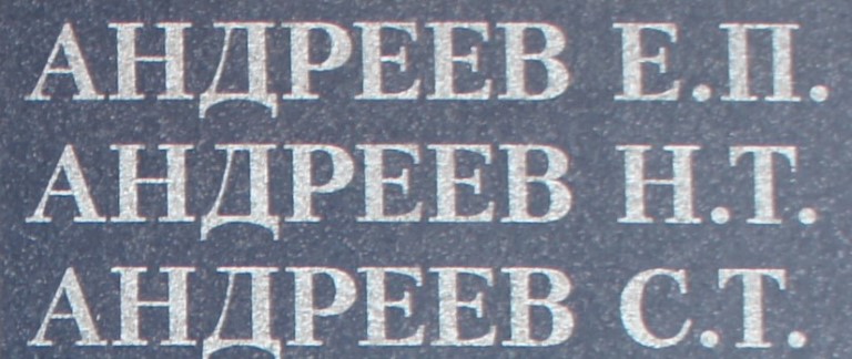 andreev n t