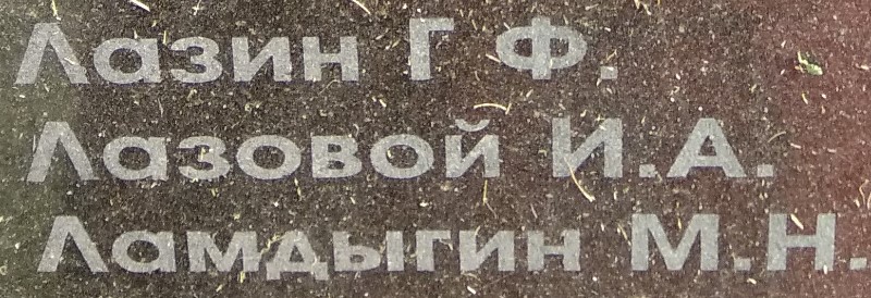 lazovoy i a