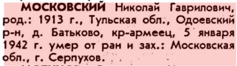 moskovskiy n g